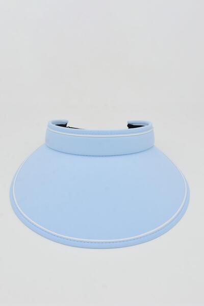 Külah Pălărie cu vizor albastru cu boruri late pentru femei Vizor de protecție UV