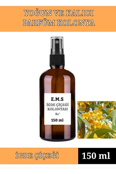 E.M.S AVM İĞDE ÇİÇEĞİ KOLONYASI 150 ML YOĞUN VE KALICI 80 DERECE PARFÜMLÜ KOL...