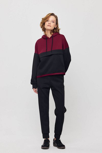 Rays Σετ αθλητικής φόρμας με γαρνιτούρα Kangaroo Pocket - Μαύρο