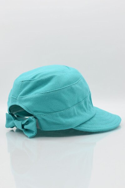 Külah Pălărie albastră cu vizor lat pentru protecție solară pentru femei