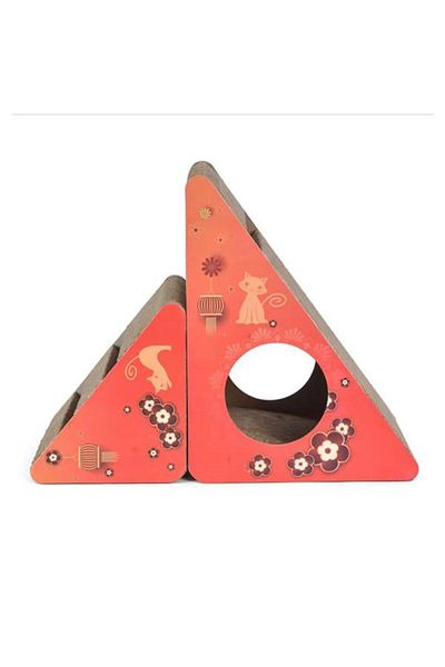 Glipet Triangle Cardboard Cat Scratching 48X24X36 cm