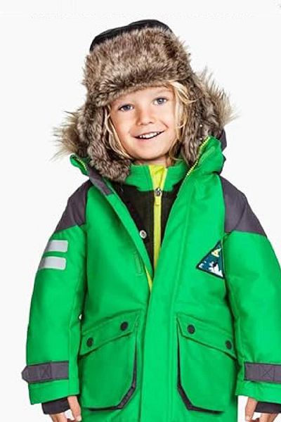 Külah Unisex Children's Warm Furry Beanie Winter Eared Ski Hat 52Cm