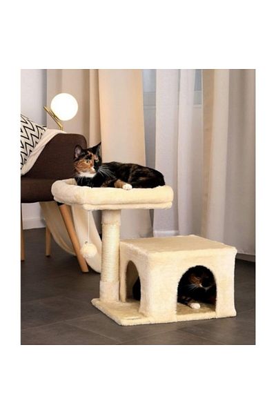 Reyo White Pet Komfort Stepli Slot Cat Scratch