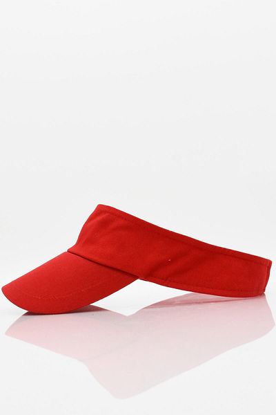 Külah Women's UV Protective Visor Cap Visor Hat - Red