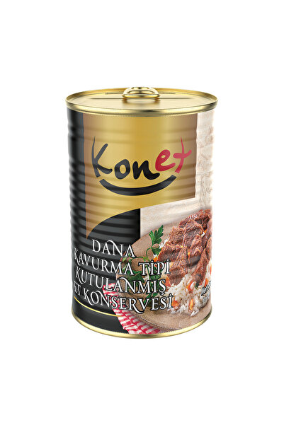 KONET Dana Kavurma Tipi Et Konservesi 800g - Pratik Ve Lezzetli Hazır Yemek