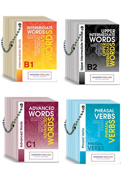 Modern English - B1+B2+C1+Phrasal Verbs Kelime Kartları