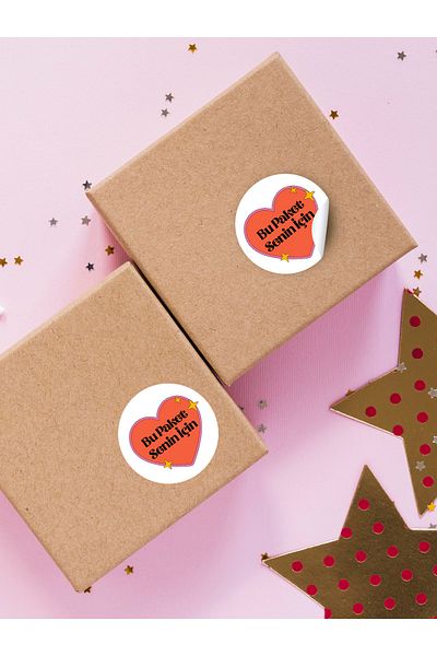 sticker For You Sticker 100Pcs / 3 X 3cm Adhesive Cute Product Packaging