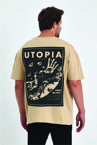 By Caspita Fashion Lenithra Travis Scott Utopia ruksak Štampano unisex Oversi...