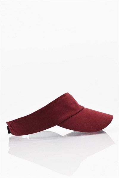 Külah Visor Visor Cap UV Protective Hat Claret Red