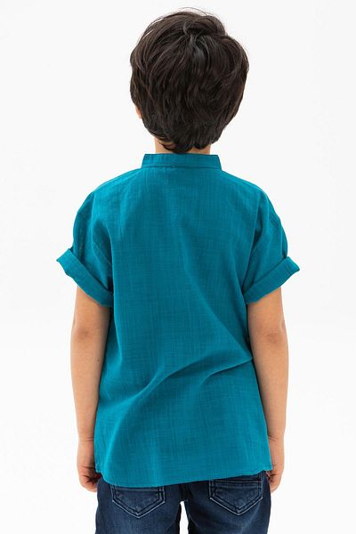 Eliş Şile Bezi Tricou pentru bărbați și copii din bumbac cu motiv lalele portocalii de vară Bodrum Topculu Katma