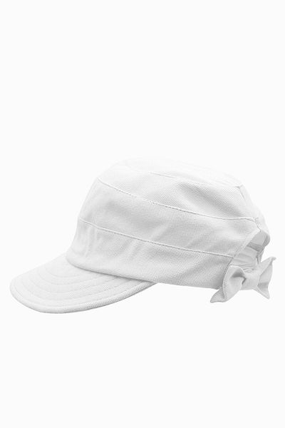 Külah Women's Sunscreen White Hat with Wide Brim