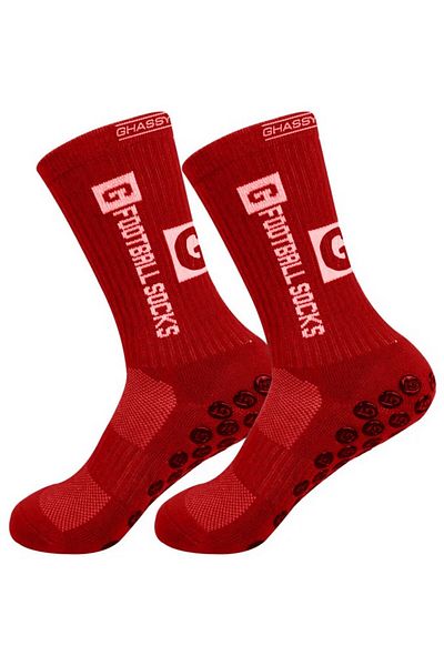 GHASSY CO. Ghassy Co. Men's Non-Slip Sole Football Running Fitness Cotton Sports Socks
