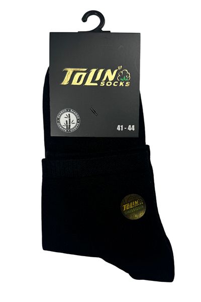 TOLIN Men's 12-Piece Half Conch Bamboo Booties Socks Set 10550