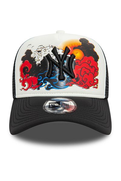 NEW ERA Mlb Γραφικό Trucker Neyyan Whiblk