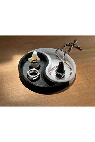 Cypnova حامل مجوهرات وحلقة منظم مجوهرات Yin Yang