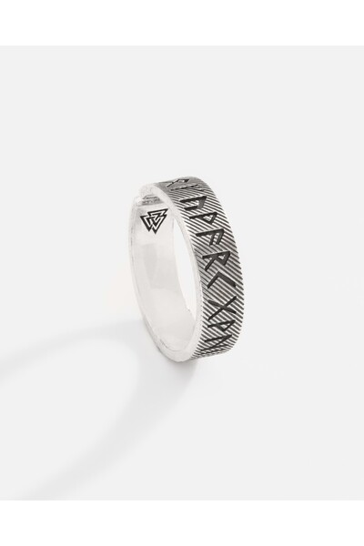 MEKS JEWELS Gümüş Viking Yüzüğü