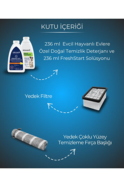 Bissell CrossWave OmniForce Edge Pro Islak&Kuru Süpürme ve Silme Makinesi