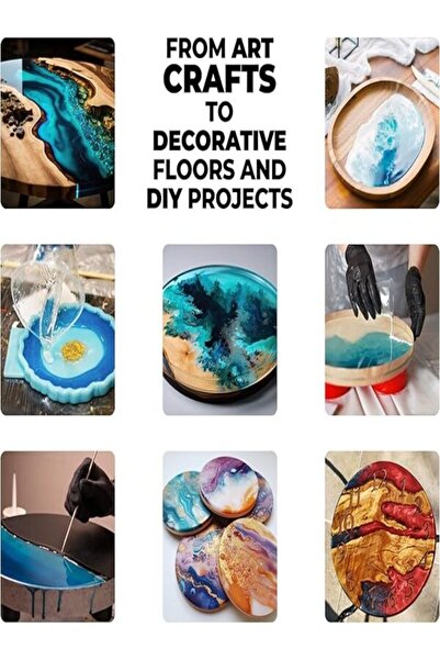 GLARESIN CLEAR EPOXY RESIN ULTRA ŞEFFAF Hızlı 3 kg Hobby Sanat Art Tepsi İnce Döküm Epoksi Reçine Kıt