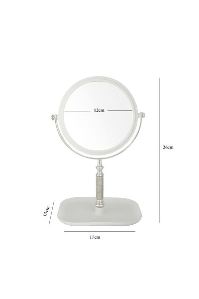 Generic Double-sided rotating makeup mirrors