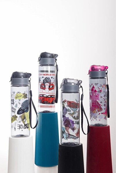 HOMENIVA 1 Adet Desenli Su Matarası 500 ml
