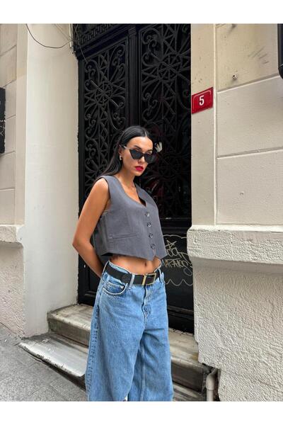 minaaise Антрацит Полівіскон Жилет 28022