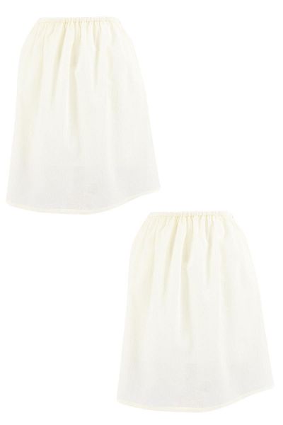 Eliş Şile Bezi Κάτω φούστα Mini Skirt Lining Set Cream-cream Krm/krm