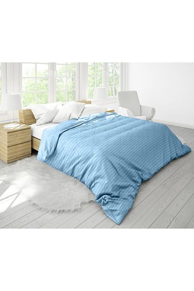 ALCAM Pilota Alcam Damasc Bleu Ciel 140x200 cm, umplutura cu bambus, 300 g/mp