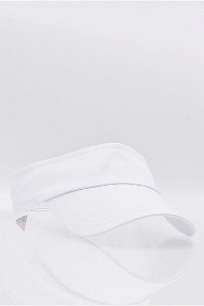 Külah Women's White Tennis Visor Cap Summer Sports Beach Hat