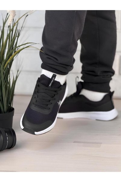 U.S. Polo Assn. U.S.Polo Assn.Smart 5Fx Black Comfort Casual Sports Shoes