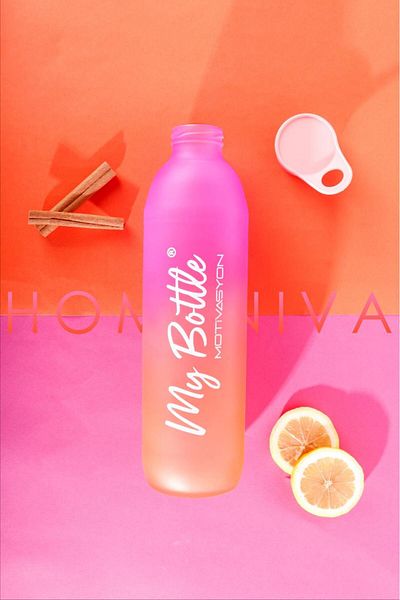 HOMENIVA Glass Motivated Flask 1 Lt