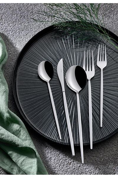on-on Aris Modern Look 30 Piece Fork Spoon Knife Set 18/10