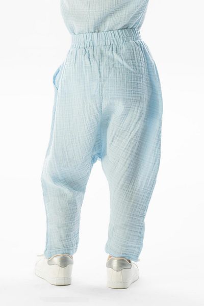 Eliş Şile Bezi Western Summer Muslin Girl Shalwar Ice Blue Bmv