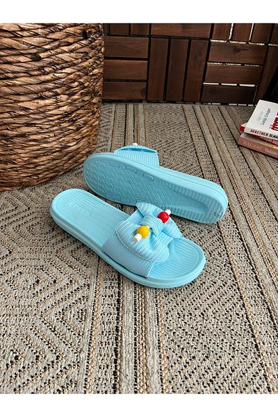 Behtah Kundura Papuci cu talpă anti-alunecare cu margele Balcon Baie Piscina Litoral Plajă Piscina Papuci de zi cu zi