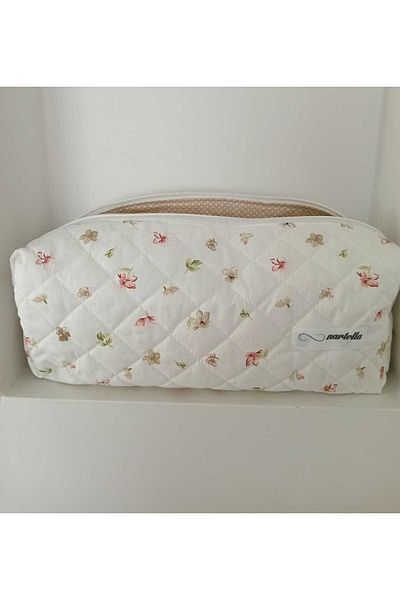 nartella Soft Floral Pattern Travel Bag Compatible with All Hair Stylers Fiber Filled