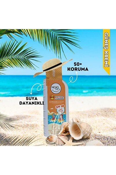 Mojo Moi Bebek Ve Çocuklar Için Spf50 Koruyucu Yüz Ve Vücut Güneş Kremi 100 ml