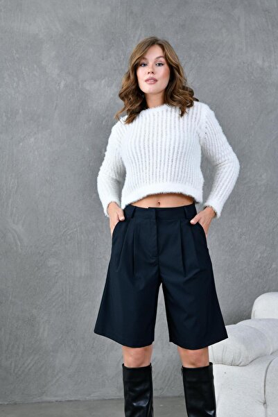 minaaise Синій полівіскоз Шорти Модель №: 28006