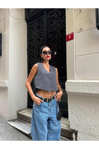 minaaise Антрацит Полівіскон Жилет 28022