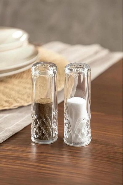 HOMENIVA 2 Pieces PLEXI Salt and Pepper Shakers Set – Salt and Pepper Shakers