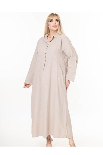 HaiModa Women's Linen Long Dress