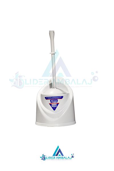 Lider Enclosed Knob Wc Brush Set White Color