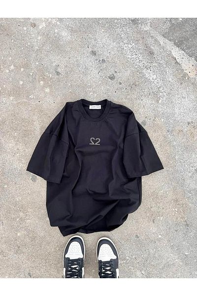 Gofeel Μπλουζάκι Unisex με στάμπα στην πλάτη με λεπτομέρειες