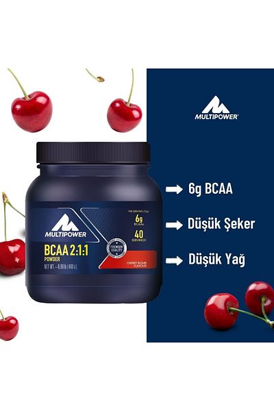 Multipower Bcaa Powder 400 Gr Cherry Flavored