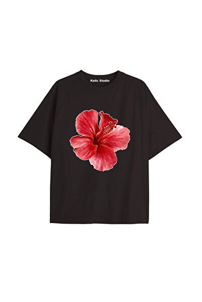 Kalic Studio Tricou de damă, cu imprimeu special, colorat, supradimensionat, ...