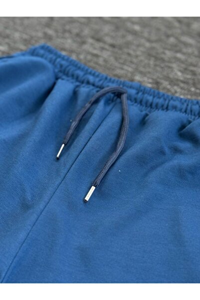 Altamira Men's Indigo Superior Printed Shorts with Stripes