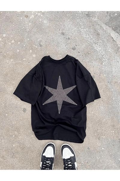 Gofeel Μπλουζάκι Unisex με στάμπα στην πλάτη με λεπτομέρειες