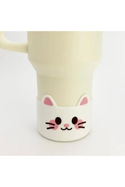 ÇAKRA واقي قاعدة متوافق مع ترمس ستانلي وايت كات موديل كويينشر مصنوع من السيلي...