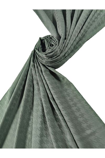 mim eşarp Σάλι Enba Viscose Jacquard με σχέδιο Houndstooth 75x190 cm