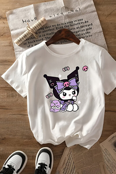 MYADA Premium Thoughtful Kuromi Printed Trend T-Shirt για κορίτσια