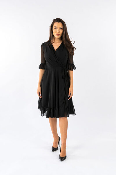 Gorgeaux Rochie Neagra Eleganta Claudia -