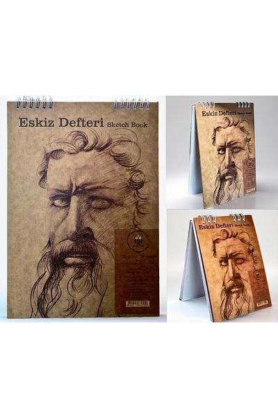 Pagos Yayınları A4-a5-a6 Set of 3 Sketchbook Sketch Book